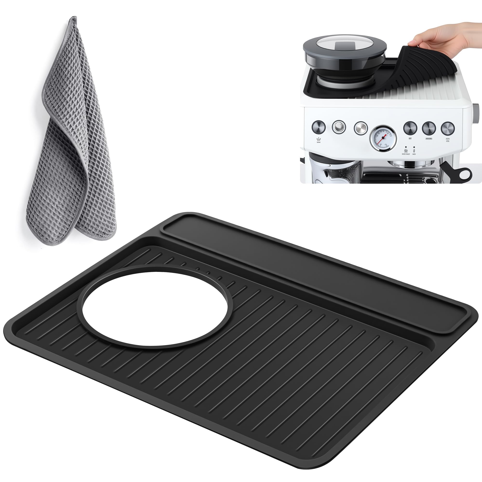 Amazon.com: Dunkive Espresso Machine Tamping Mat Compatible with